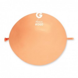 Solid Balloon Peach GL13-060 | 50 balloons per package of 13'' each