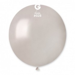 Metallic Balloon Pearl GM150-028 | 25 balloons per package of 19'' each