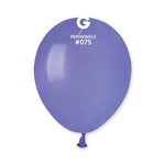 Solid Balloon Periwinkle A50-075  | 100 balloons per package of 5'' each