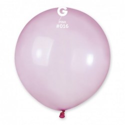 Crystal Balloon Pink G150-016 | 25 Balloons per package of 19'' each | Gemar Balloons USA