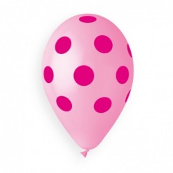 
            
                Load image into Gallery viewer, Polka Solid Balloon Pink-Fuchsia GS110-157 | 50 balloons per package of 12&amp;#39;&amp;#39; each
            
        