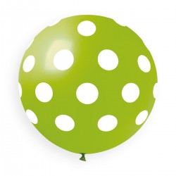 Solid Balloon Polka Light Green GS30-011 | 1 balloon per package of 31''