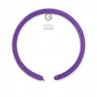Solid Balloon Purple D2 (160)-008 | 50 balloons per package of 1'' each