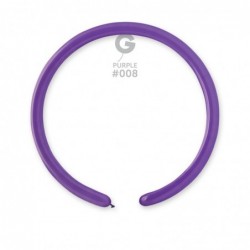 Solid Balloon Purple D2 (160)-008 | 50 balloons per package of 1'' each