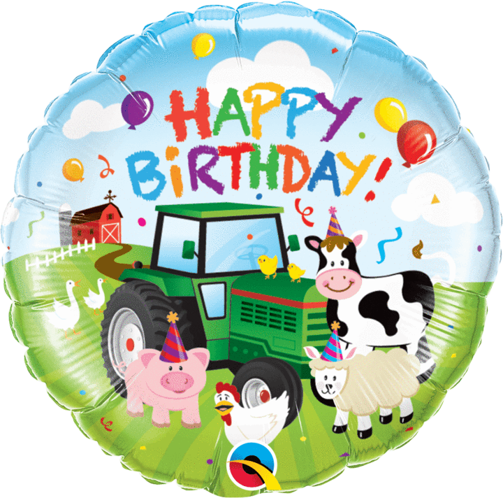 Happy Birthday Farm 18"