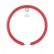 Metallic Balloon Red D2M (160)-053 | 50 balloons per package of 1'' each