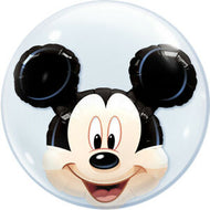 DOUBLE BUBBLE BALLOON MICKEY MOUSE 24"