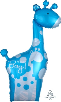 
            
                Load image into Gallery viewer, Safari Baby Boy Giraffe Foil Anagram
            
        