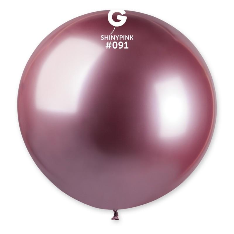 Shiny Pink Balloon GB30-091  31" | Gemar Balloons USA