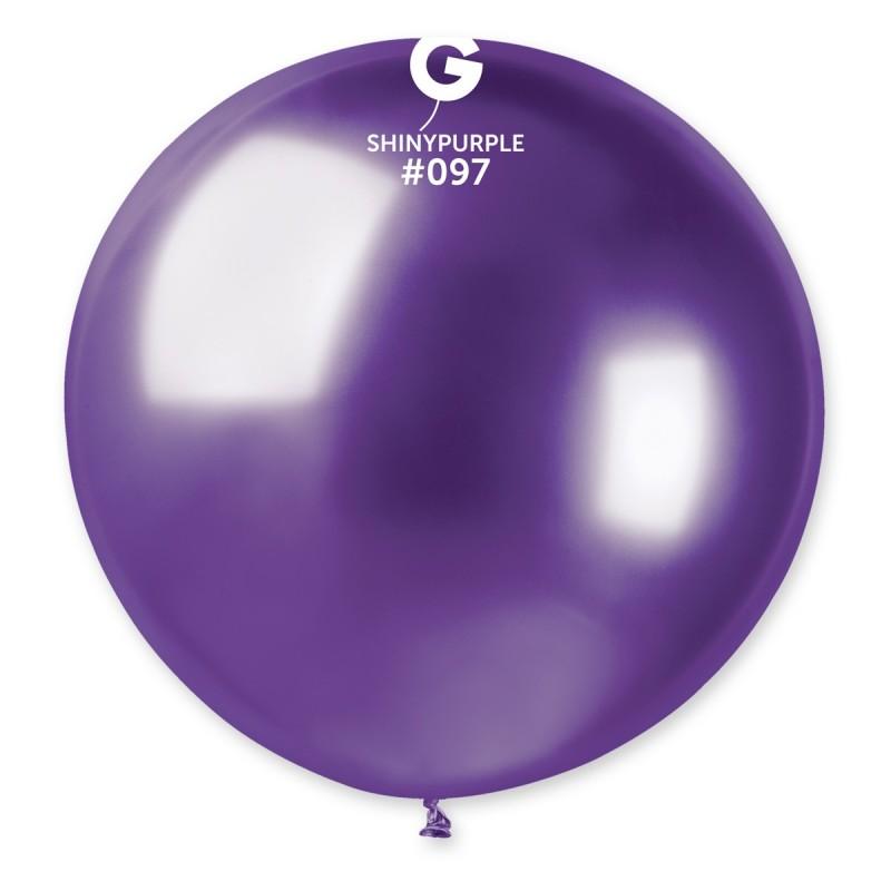 Shiny Purple Balloon GB30-097  31" | Gemar Balloons USA