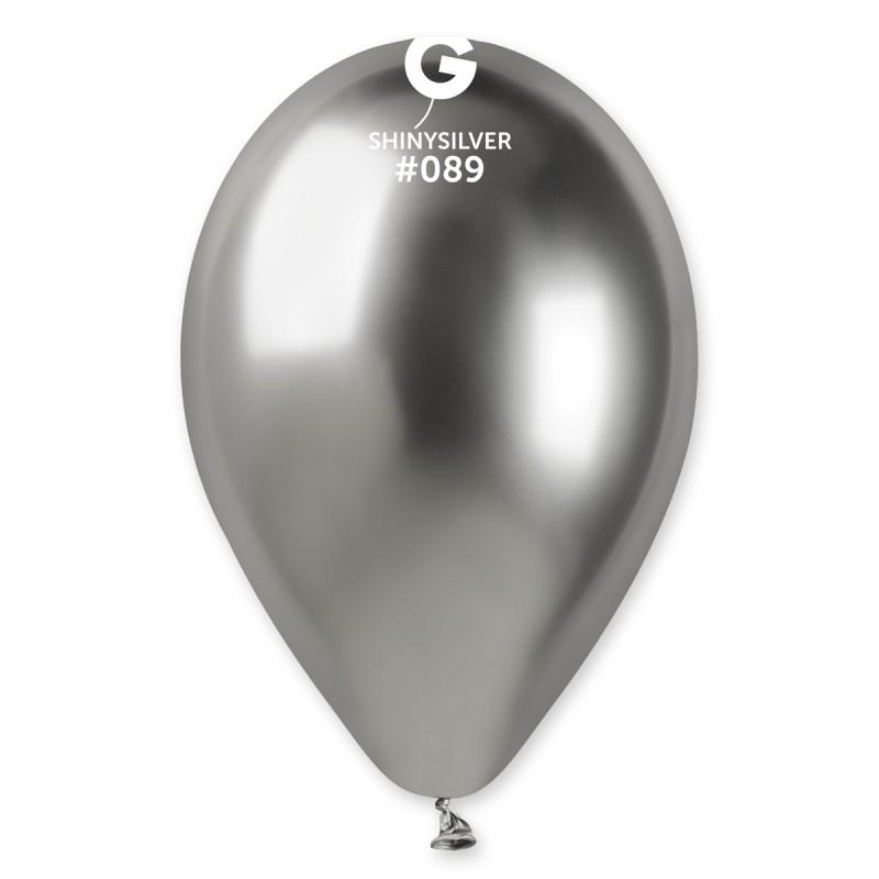 GB120-089 Shiny Silver 13" 25 pcs