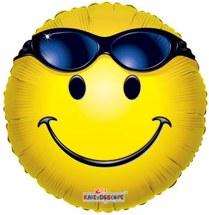 
            
                Load image into Gallery viewer, 18&amp;quot; SUMMER SMILEY SUNGLASSES BALLOON
            
        