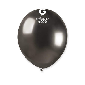 AB50-090 Space Grey 5" 50 Pcs | Gemar Balloons USA