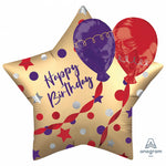 Happy Birthday Star 3D Effect