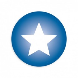 Solid Balloon Star Navy Blue AS50-803 | 100 balloons per package of 5'' each