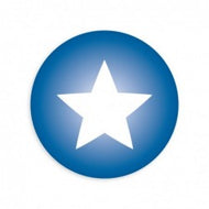 Solid Balloon Star Navy Blue AS50-803 | 100 balloons per package of 5'' each