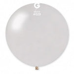 Metallic Balloon White GM30-029 | 1 balloon per package of 31''