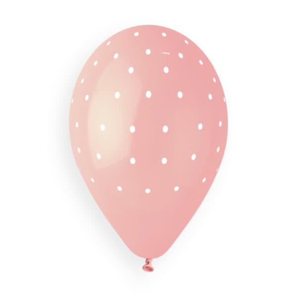 Chic Dots Baby Pink  GS120-1051 | 50 balloons per package of 13'' each