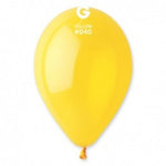 Crystal Balloon Yellow G110-040 | 50 Balloons per Package of 12" each | Gemar Balloons USA