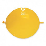 Solid Balloon Yellow GL13-003 | 50 balloons per package of 13'' each